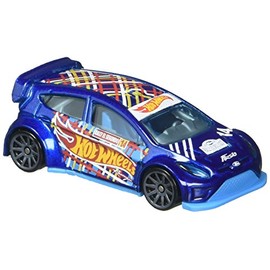 HOT WHEELS RACE TEAM 4/5, BLUE '12 FORD FIESTA 210/365 10 SPOKE