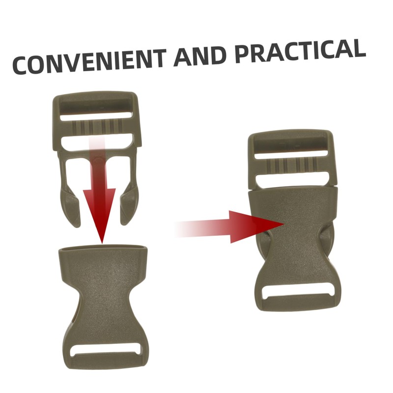 Operitacx Adjustable Backpack Buckles 4pcs Plastic Buckle Clips Quick Slide