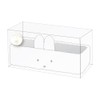 Tees Factory Miffy Fluffy Fluffy Tray Long, White, H9 x