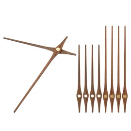 PATIKIL Replacement Clock Hands Kit, 5 Set Wooden Clock Mechanism Movement Wall Clock Hands Parts Replacement for 14 Inch Wall Clock Repair DIY Home Art Decor, H1