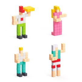 UD_PIXIO-200 Magnetic Blocks in 8 Colors +Free App