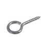 In Screw Eyes 45 mm x 10 (3.9 mm Diameter) BZP Bright Steel Galvanised (Pack of 100)