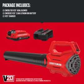 CRAFTSMAN 20V MAX* Axial Leaf Blower Kit (CMCBL700D1)