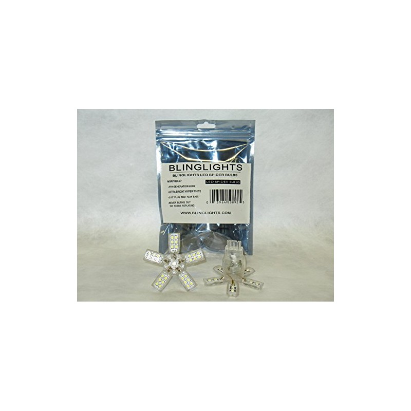 BlingLights Compatible LED Spider Light Bulbs for 2006-2010 Dodge Charger