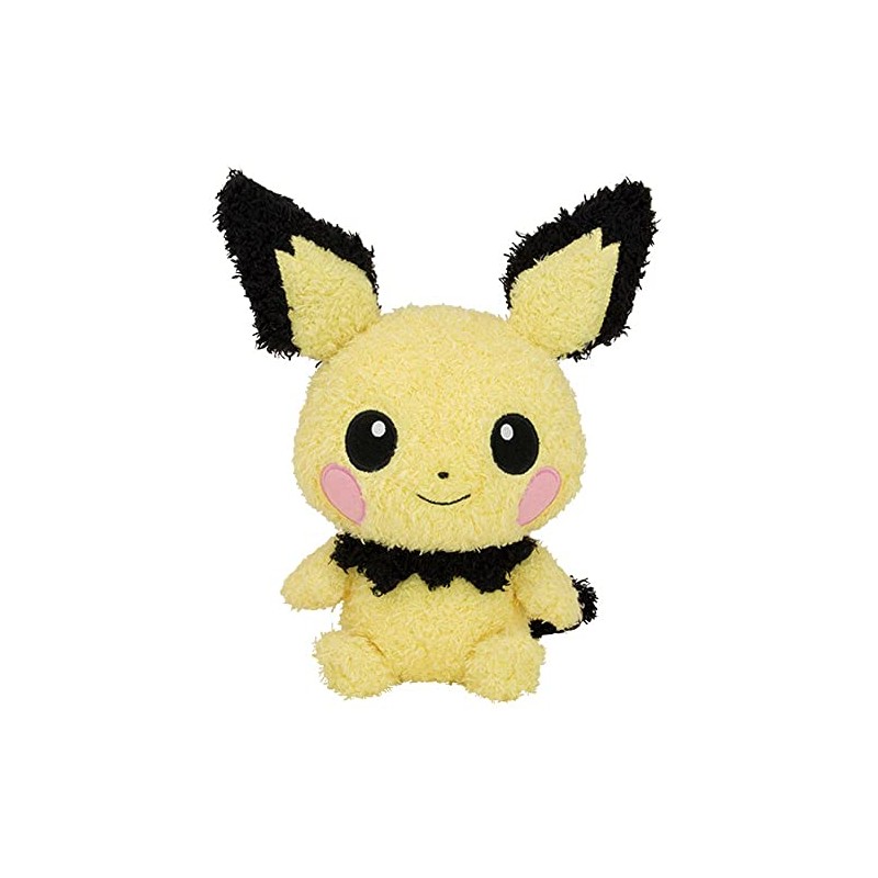 Sekiguchi Pokémon 671830 Pichu Fluffy Plush Toy