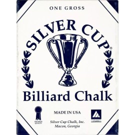 Silver Cup Billiard Chalk - 1 Gross (144 pcs.) OLIVE