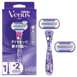 Venus Razor Razor for Women Women Glossy Skin Replacement Blade 2 Piece Swirl