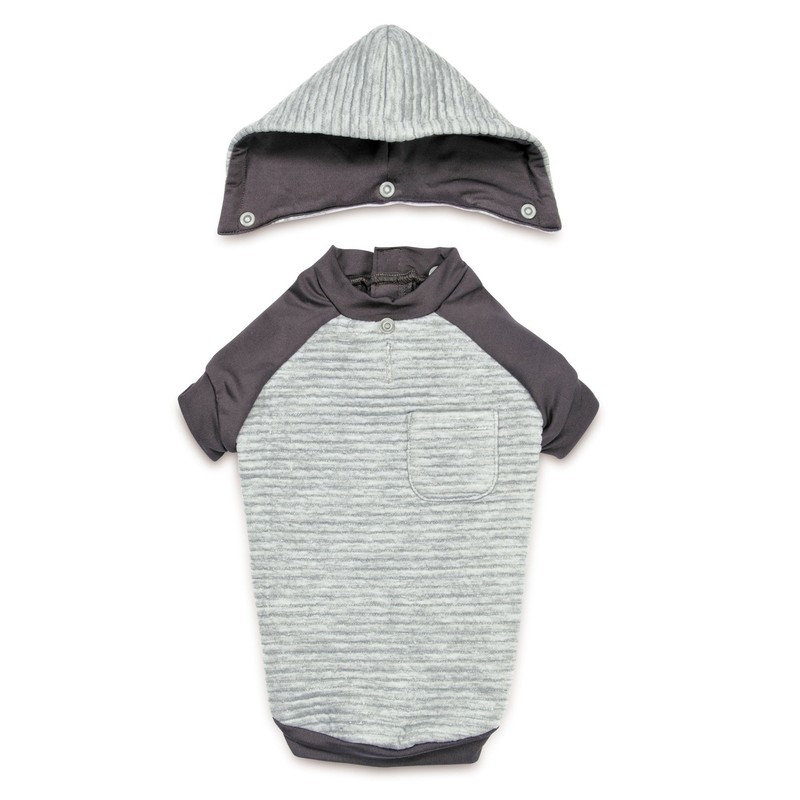 Zack & Zoey Elements Textured Stretch Hoodie for Dogs, Large