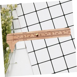 Baluue 3pcs 0-100mm Dual Scale Vernier Caliper Non-magnetic Mini Brass Measuring Tool Caliper Gauge for Jewelry Micrometer Vernier Gauge