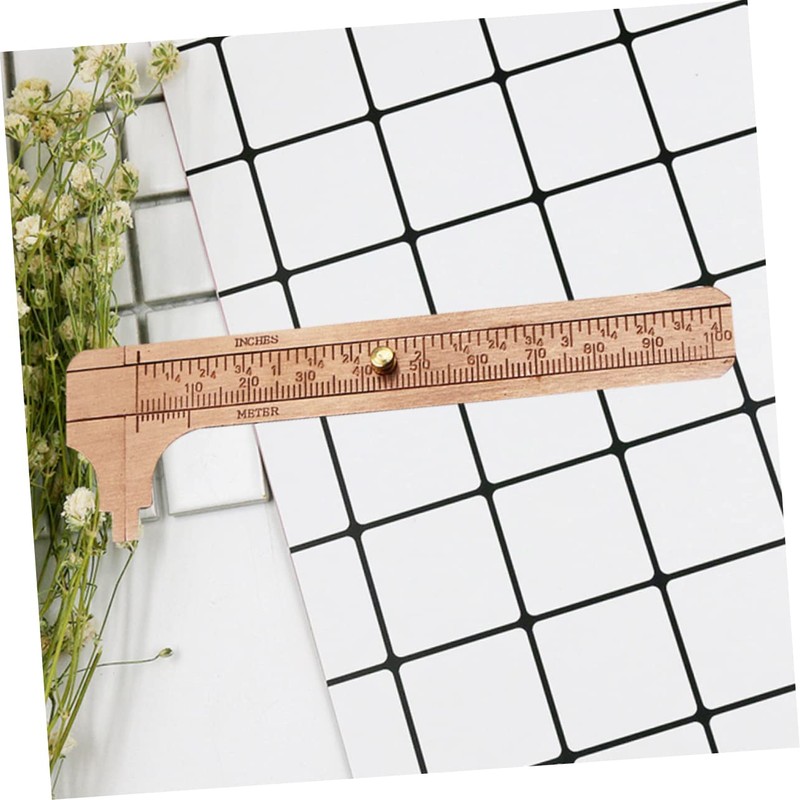 Baluue 3pcs 0-100mm Dual Scale Vernier Caliper Non-magnetic Mini Brass