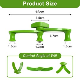 TUYOBG 5pcs Square Branch Typer 5 Pieces Tree Limb Spacers, Practical Fruit Tree Branch Separator and Adjustable Handle Branch Shaper - Sturdy Plastic Set for Precise Branch Bending