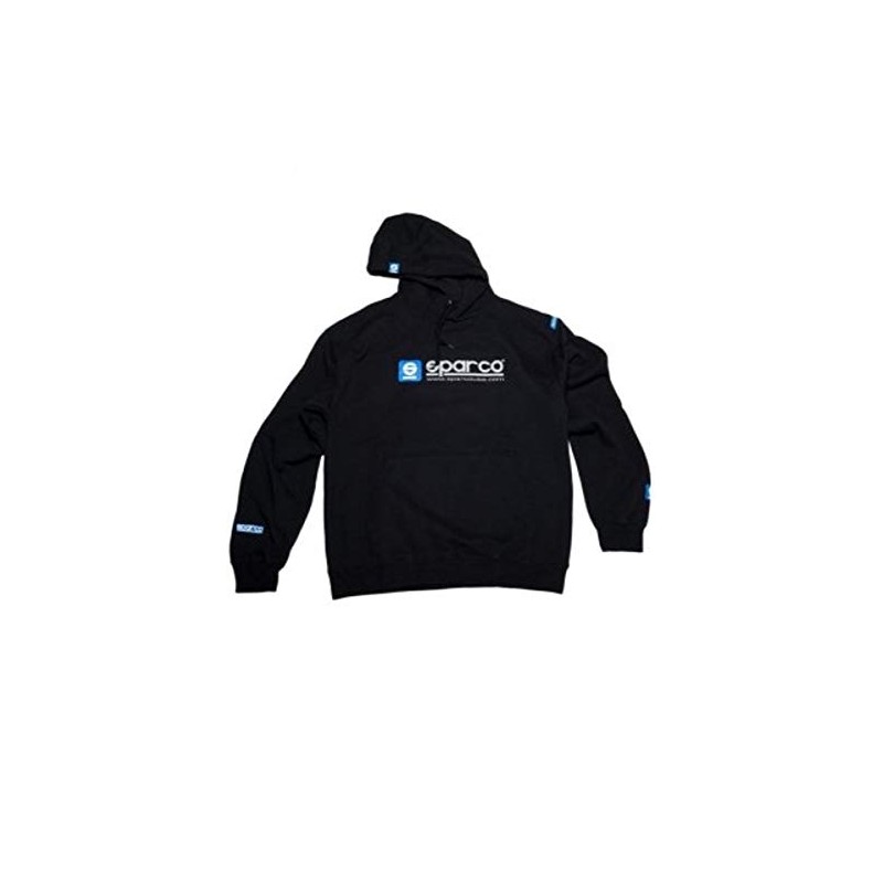 Sparco SP03100NR2M WWW Medium Black Hooded Sweatshirt