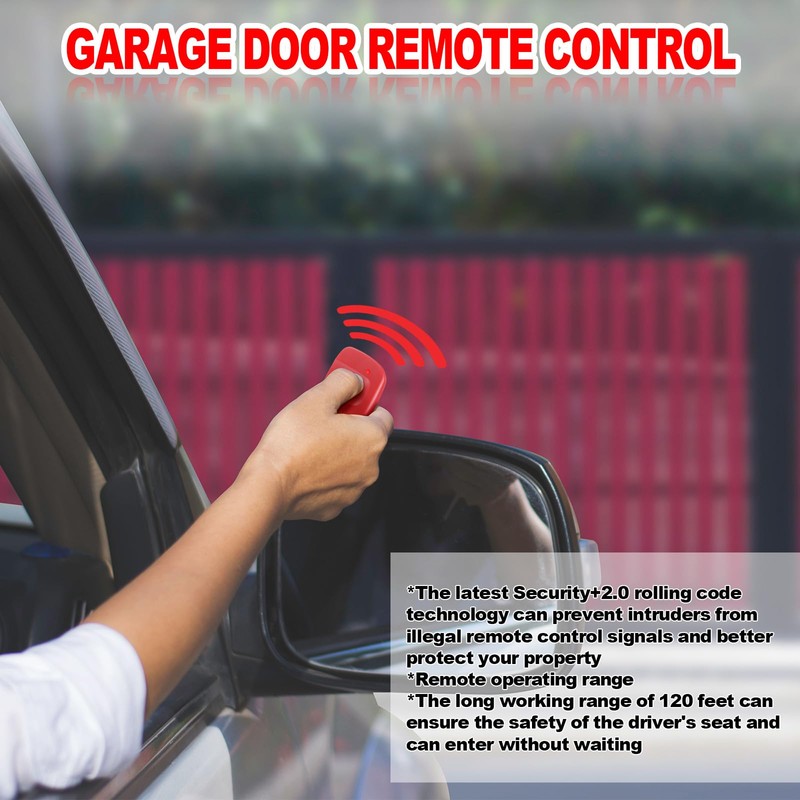 Kingdder 3 Pieces Gate Opener Remote Compatible with Multicode 300mhz