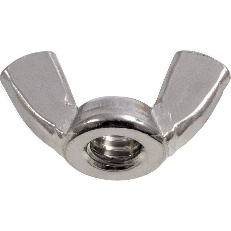 Hillman 3002 5/16-18-Inch Stainless Steel Wing Nut, 4-Pack