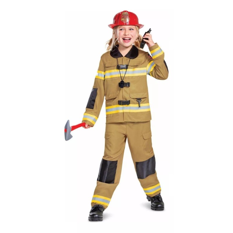 Disguise Disfraz De Bombero Para Niños Con Casco Y Accesorios