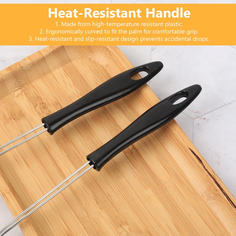 10 Pcs Kitchen Spider Strainer Spoon, Fine Mesh Skimmer