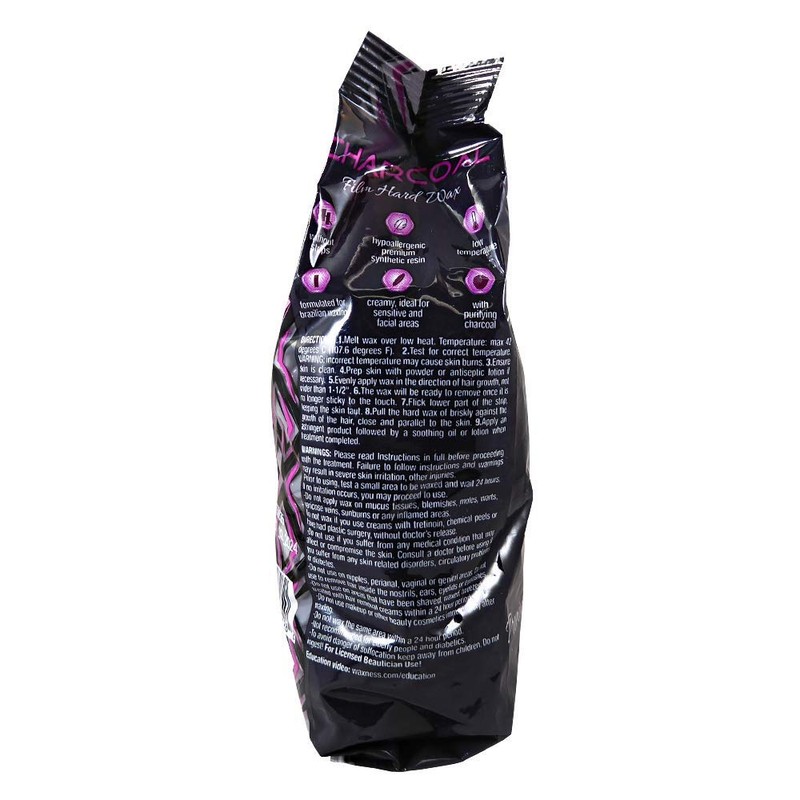 Wax Necessities Waxness Premium Luxury Hard Wax Charcoal 520ml 0.5kg