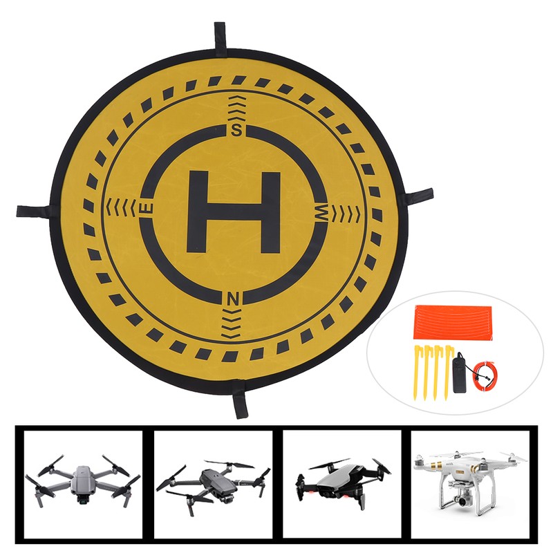 Drone FastFold Parking Apron Landing Pad with Night Light Fit