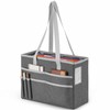 UNICITII File Organizer Box, Portable Tote Bag Hanging Filing Box