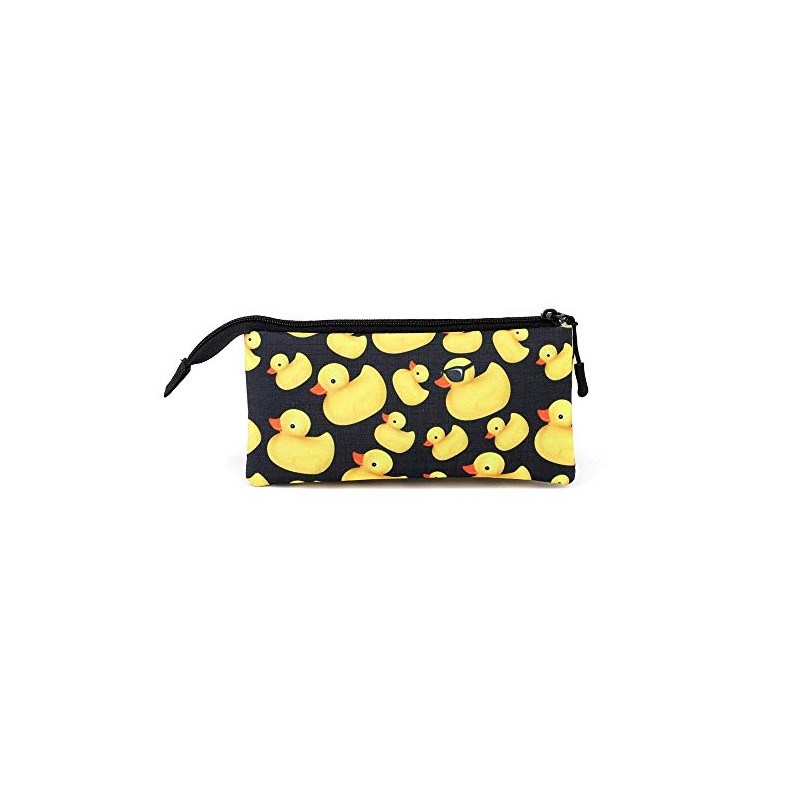 Oh My Pop! Quak-Dreifach HS Pencil Case - Yellow, yellow