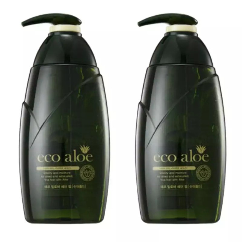 Rose 로제 에코 알로에 슈퍼홀드 헤어젤 530ml 2개 Rose Eco