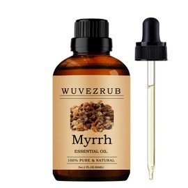 Wuvezrub Myrrh Essential Oils 60ML, Pure Myrrh Essential Oil for Aromatherapy Diffuser - 2 Fl Oz