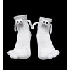 Pingyongchang Toe Socks For Women Funny Holding Hands 3d Eyes
