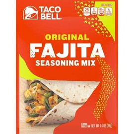 Taco Bell Fajita Seasoning Mix Original, 1.0 OZ (Pack of 6)