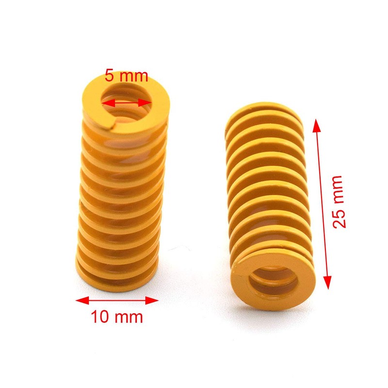 SDTC Tech 3D Printer Light Load Die Spring 10mm 25mm(OD