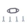 Silencer Muffler Gasket with Screw for Chainsaw 024 026 MS240