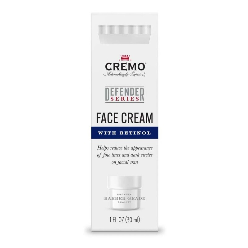 Cremo Face Cream with Retinol, Defender Series, 1 Oz