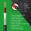 MOOKEERF 22/2 Shielded Wire 50FT,22AWG 2 Conductor Shielded Cable Stranded