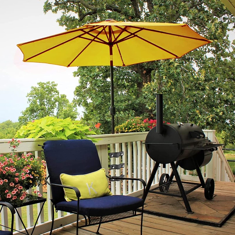 Umbrella Deck Mount, Patio Umbrella Bracket Torch Holder Attaches to