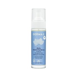 Derma E Spray espesante de biotina – Texturizador enriquecido con proteínas voluminizadoras para cabello fino con pantenol, menta terapéutica y hongos rebozuelos, 3.3 onzas líquidas
