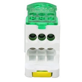 Caja de Distribución de Terminales C45 Ukk160 Tipo de Carril de Caja 160A para Bloques de Terminales de Circuito de Tierra Din 690V (GREEN)