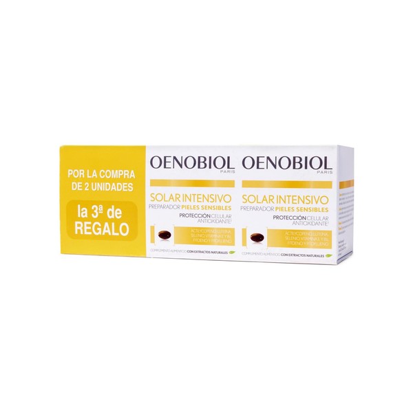 OENOBIOL Solar Intensive Dry Skin 3 Units x 17.5 g