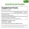 TOG999, Premium 100 Eucalyptus Leaf Tea Bags, 100% Natural &