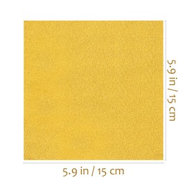 Hemoton 200pcs Gold Aluminium Foil Wrapping Paper for Present Packaging Foil Candy Wrappers for Chocolate for Parties Weddings and Special Occasions