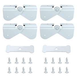 Gutter Zipper Hinges for Gutter Downspout Extension, Gutter Extension Hinge Compatible with Rectangle or Square Downspout, Rain Gutter Downspout Extension Flip-Up Hinge（2 Pack）