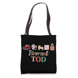 DHH Teacher Deaf Community Hard Of Hearing Itinerant TOD Tote Bag