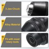 sourcing map 10pcs Drill Chuck Collet Set 0.8/1.2/1.8/2.4/3.2mm Mini Electric