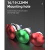 HBAN 16-22MM Mushroom Head Push Button Switch, Momentary Waterproof IP65