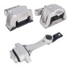 KUSATEC 3PCS Engine Motor Mount & Transsmission Mount Set Compatible