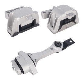 KUSATEC 3PCS Engine Motor Mount & Transsmission Mount Set Compatible with Volkswagen Beetle 1998-2005/Golf 1999-2006/Jetta 1999-2005, Replacement for A6929 A6935 A6930