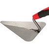KOTARBAU® Maurer Stainless Steel Triangular Trowel Welded 200 mm Polished