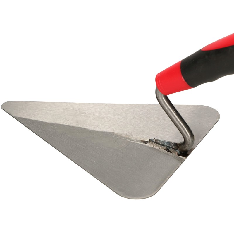 KOTARBAU® Maurer Stainless Steel Triangular Trowel Welded 200 mm Polished