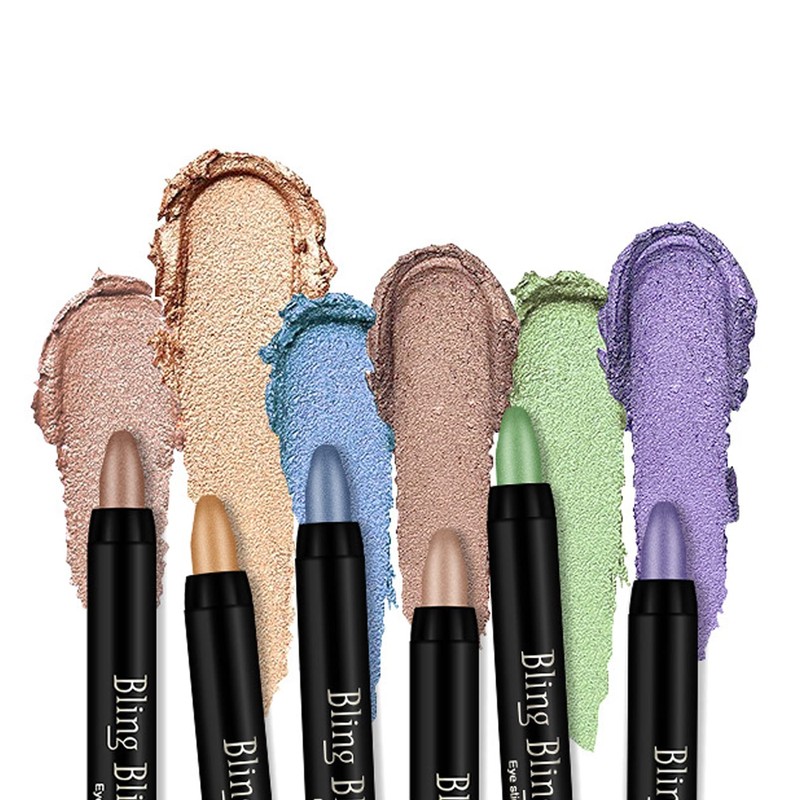 Eyeshadow Pen, Shimmer Lake Blue Eyeshadow Stick, Highly Pigmented Eye