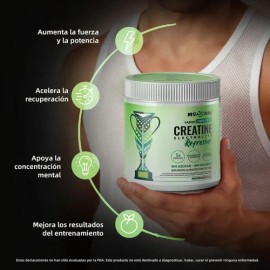 Mvpcare Pre Entreno Creatine Refresher | Creatina Monohidratada Con Electrolitos, Magnesio Y Vitaminas | Lemon Twist | 60 Porciones