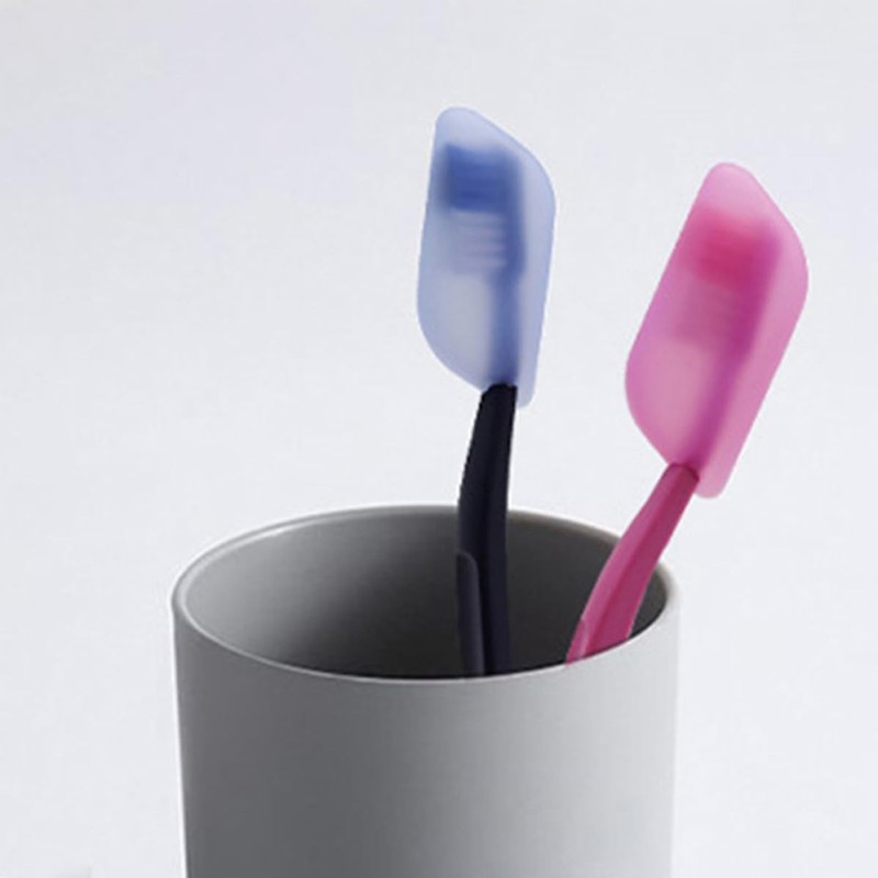 6 Tapas de Silicona para Cepillos de Dientes Ventilación, Funda