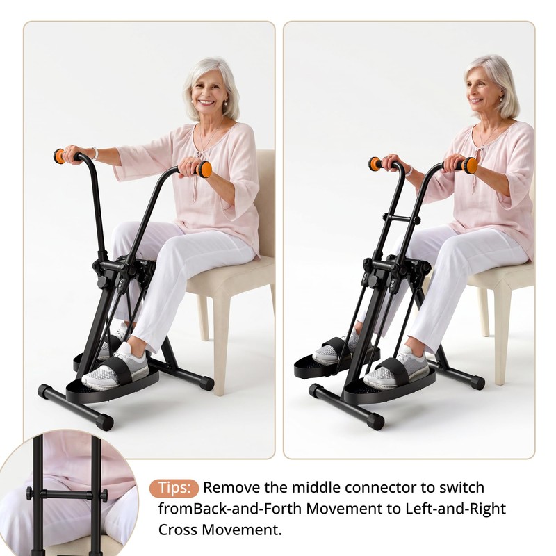 RYGEO Pedal Exerciser Bike for Seniors – Arm, Leg, Hand